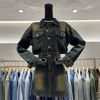 Women's workwear denim dress